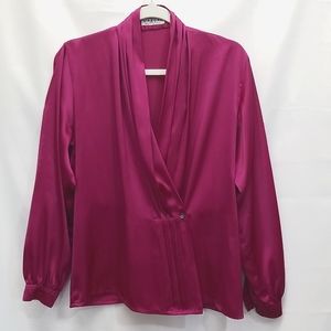 Jaegar Vintage 1980's silk blouse
